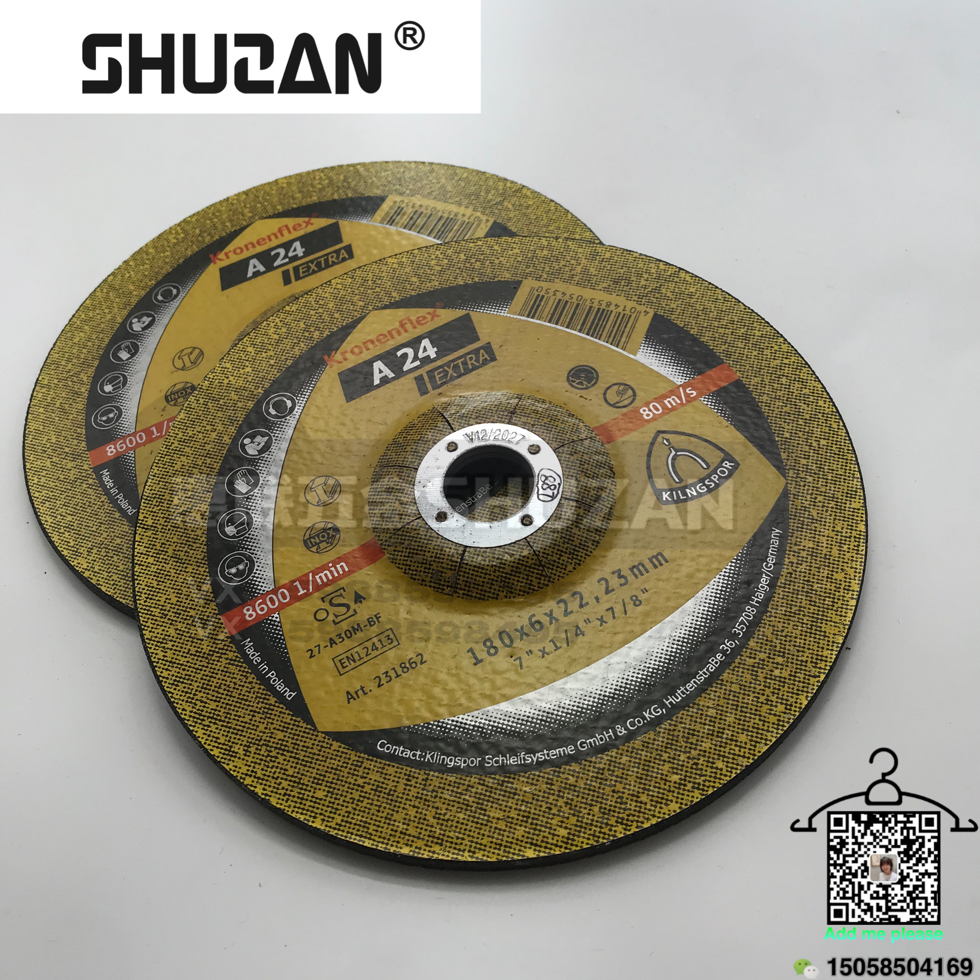 Resin cutting discs of Shuzan in multiple specifications are sold directly by the factory with high quality and high hardness details Picture