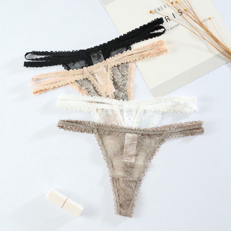 The Mystery of the Magic Box sexy low-waist thong is close-fitting, comfortable, elastic lace, quick-drying, soft and breathable details Picture