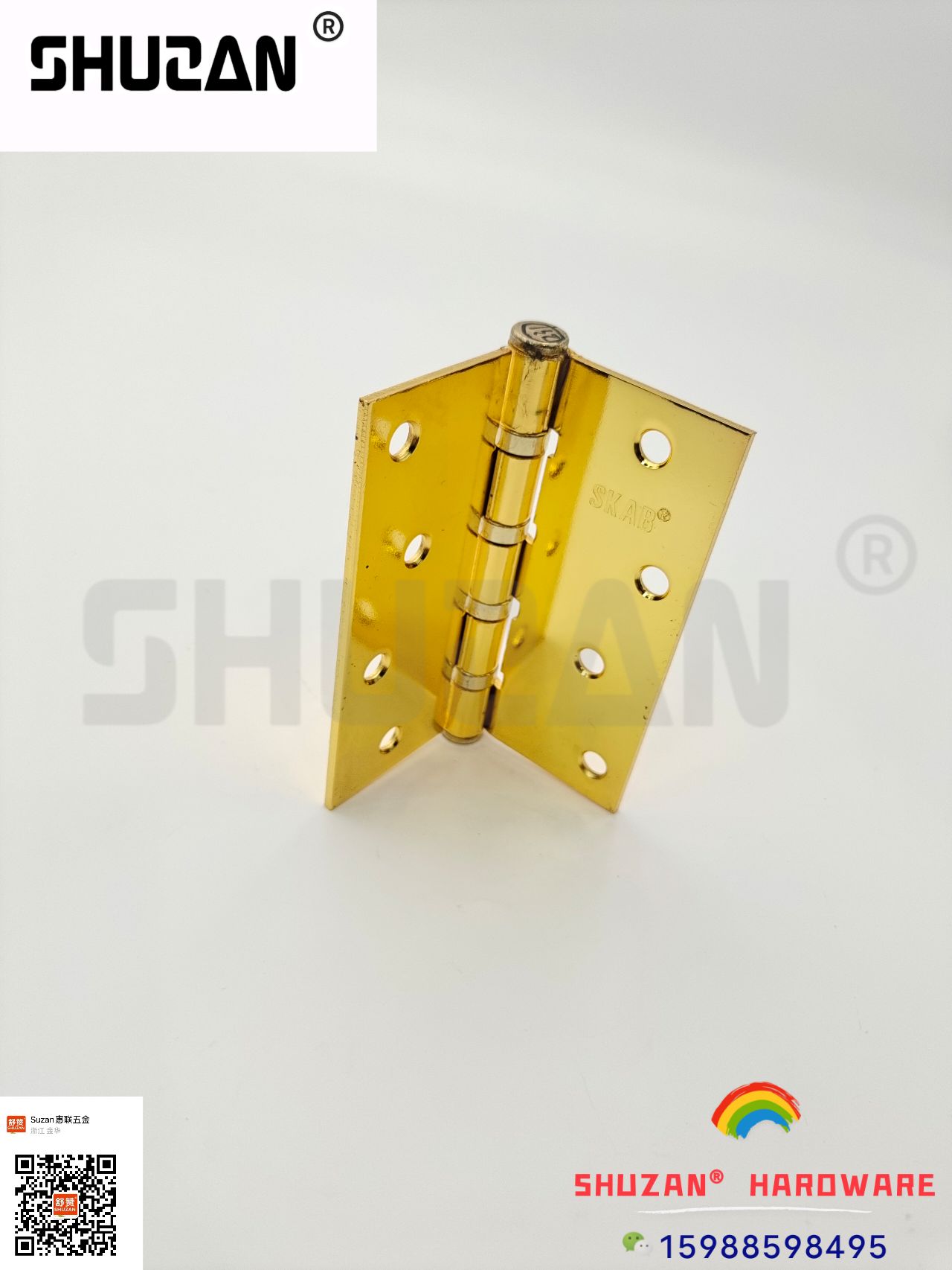 Shuzan thickened hinges are sturdy, durable and flexible to open and close. American-style thickened hinges details Picture