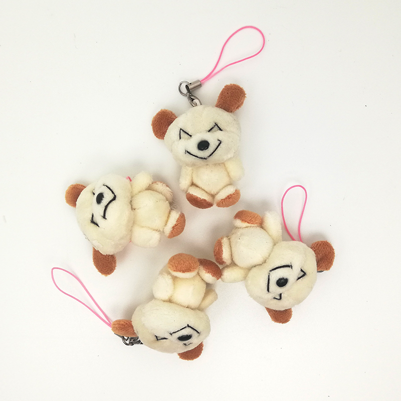 Cartoon plush toy pendants, cartoon puppy dolls, couple boys and girls schoolbag hanging accessories, wedding scattering gifts Application Scenario