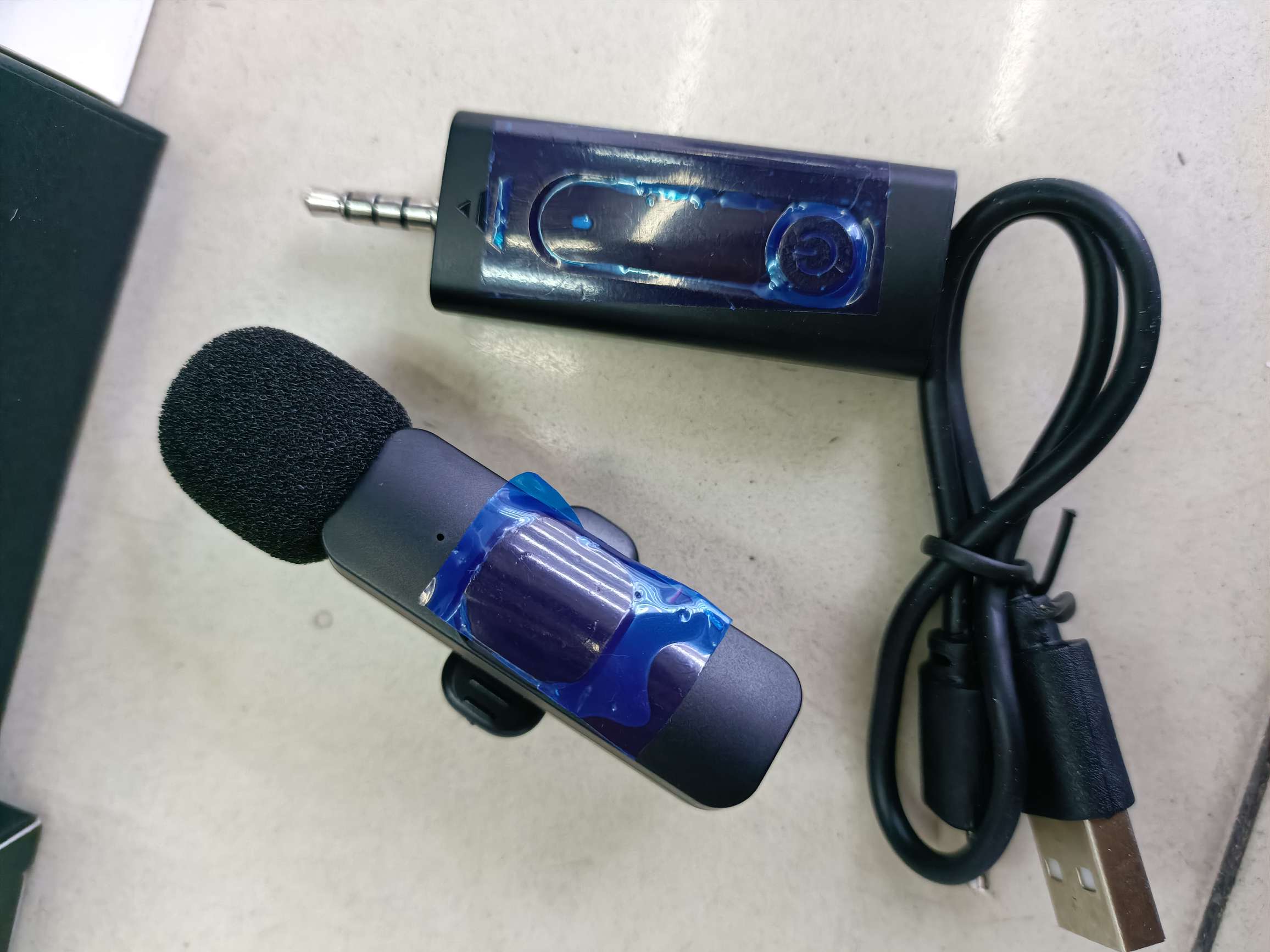 K35单唛一拖一 双唛一拖二 领夹麦克风 单麦克风 双麦克风详情图5