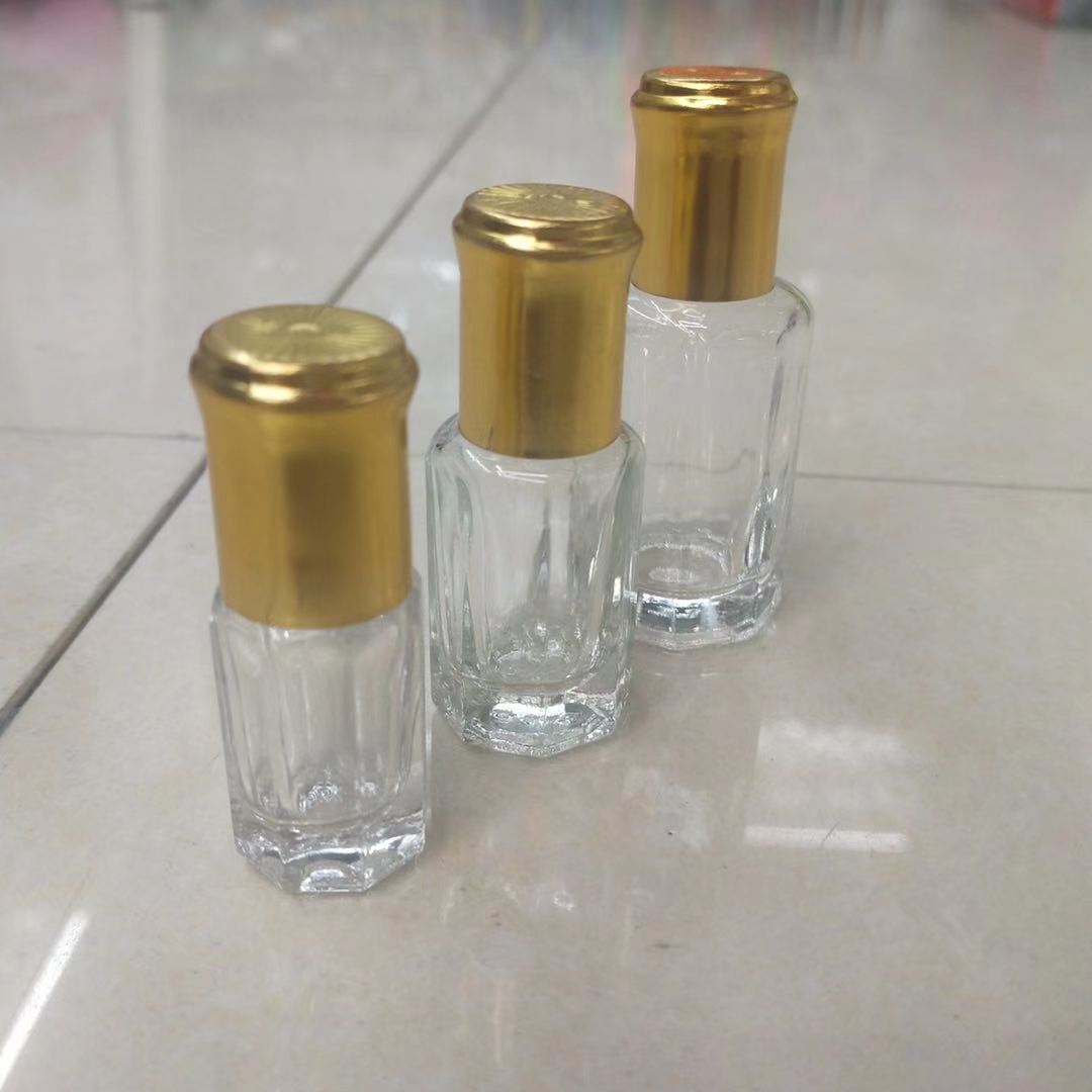 厚德玻璃 多容量透明八角瓶 滚珠瓶 分装小样瓶详情图3