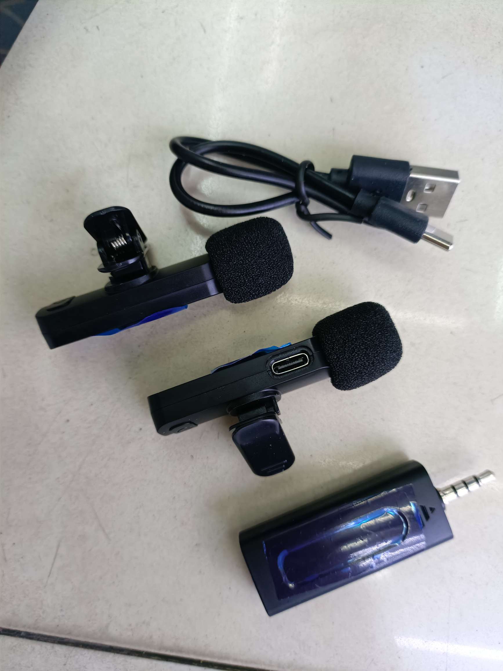 K35单唛一拖一 双唛一拖二 领夹麦克风 单麦克风 双麦克风详情图14