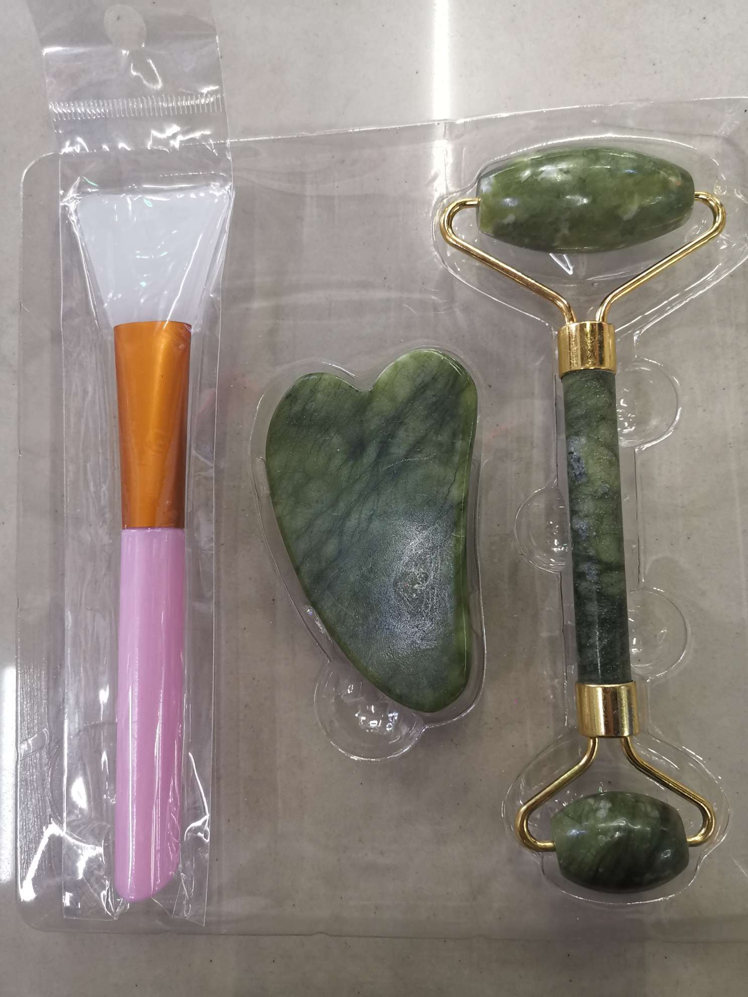Facial roller massager, V-face gua sha board, double roller eye lifting package tool, slimming face wonder, beauty salon detail image 12