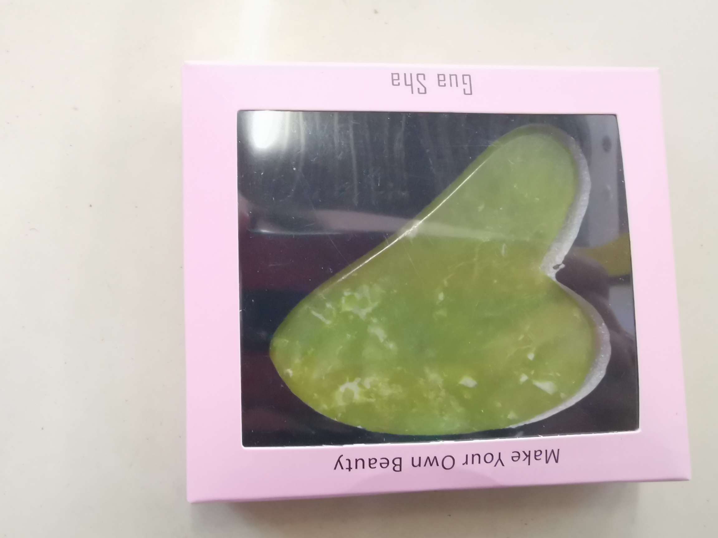 水晶刮痧板面部黑曜石刮痧片脸部玉石拨筋棒全身，按摩刮痧板