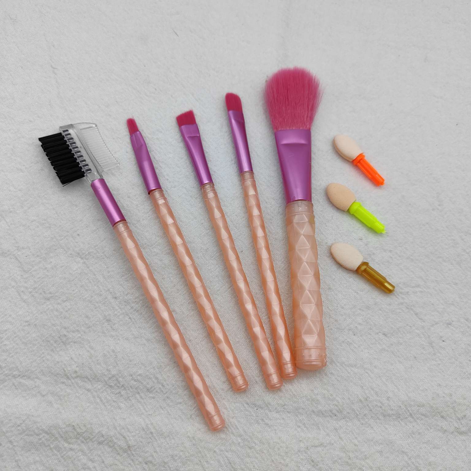 衡润X89108#8件套刷海绵头化妆刷腮红刷唇刷眼影刷斜头眉刷眉梳26414仙得丽化妆工具详情图6