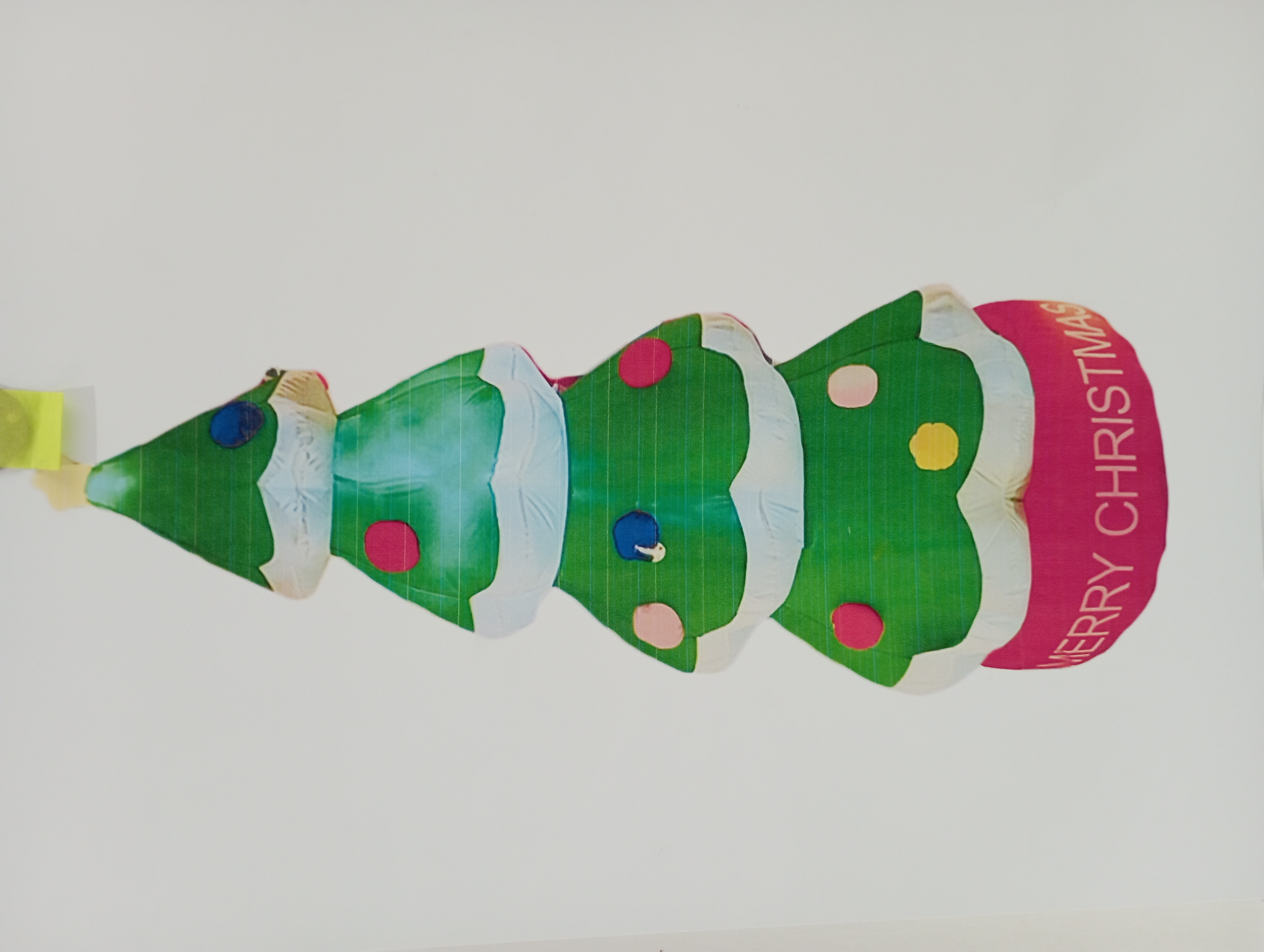 Christmas decoration inflatable mold 2.1-meter rotatable Christmas tree, polyester Christmas decoration for shopping malls and hotels