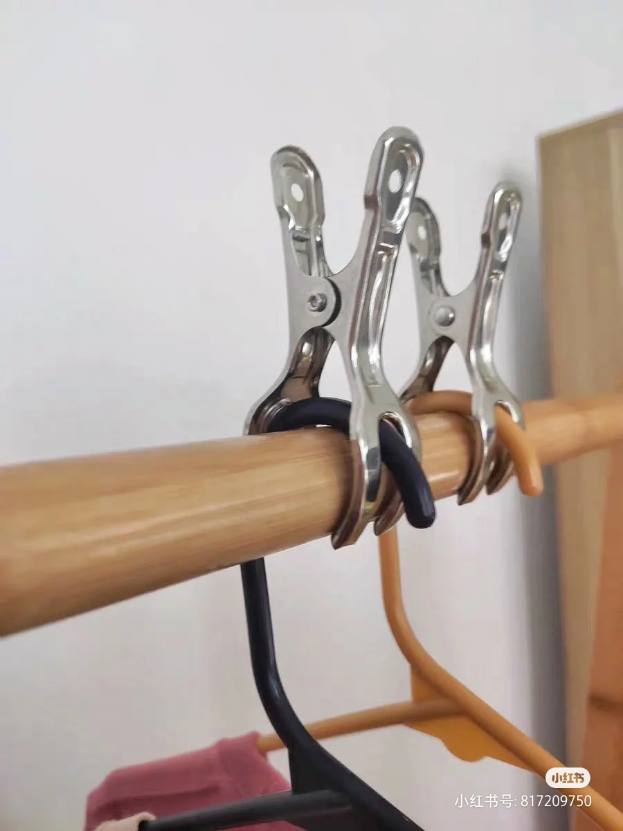 多功能迷你不锈钢夹子   袜夹详情1