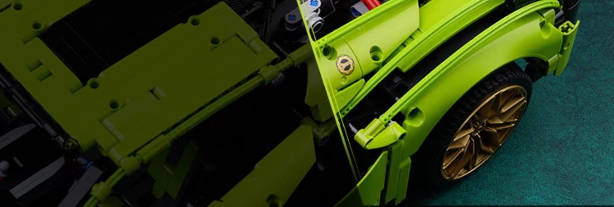 Remote-controlled Lamborghini building block sports car assembly model car racing, boys' educational toys, birthday gifts for children detail image 10