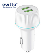 ewtto ET-D0363M 2.4A 双USB 快速充电车载充电器