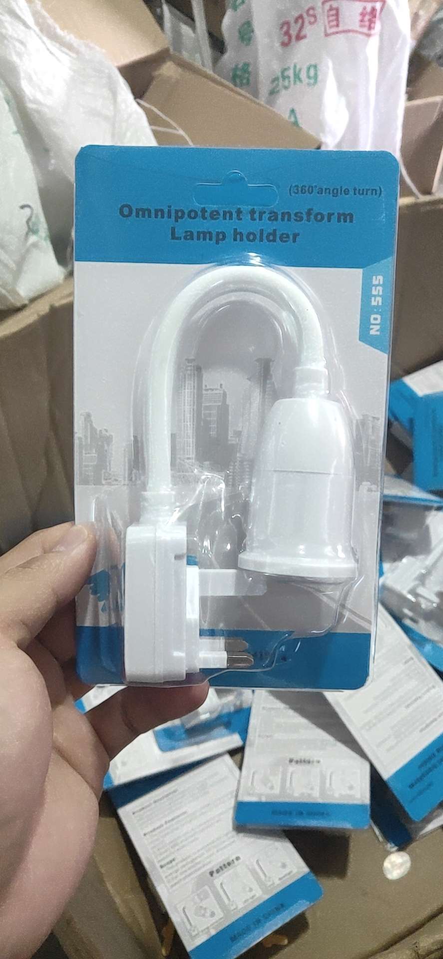 可转弯开关灯头 小夜灯头详情图2