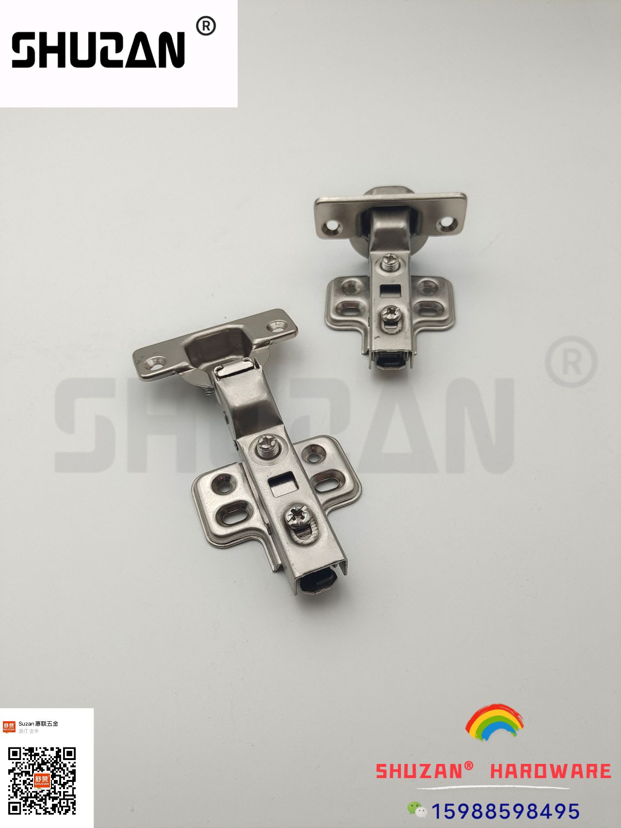 Hardware hinges, cabinet top flip hinges, furniture connection hinges, storage cabinet support hinges, special-shaped hinges, stainless steel hydraulic hinges, Shuzan Item Picture