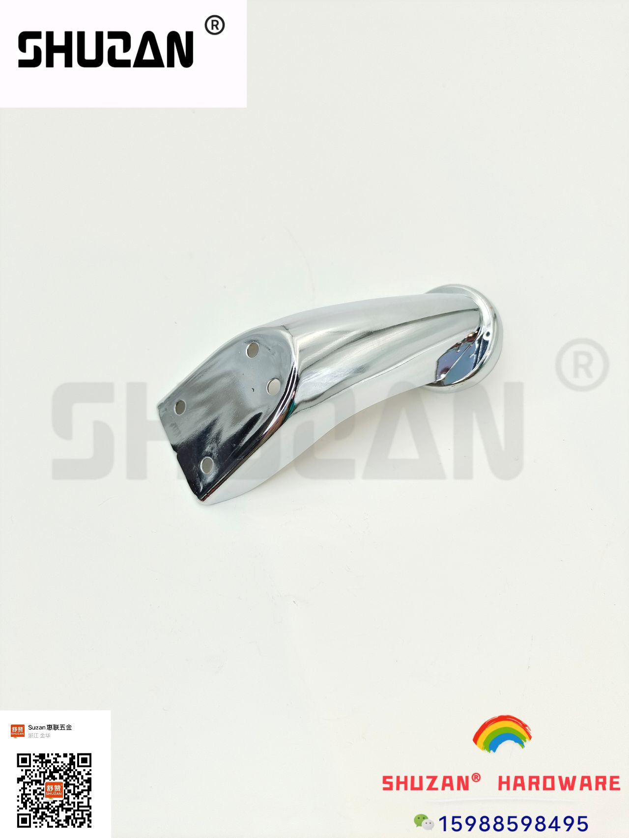 The silver cabinet legs are elegant and stylish. Made of stainless steel, they have strong gravity