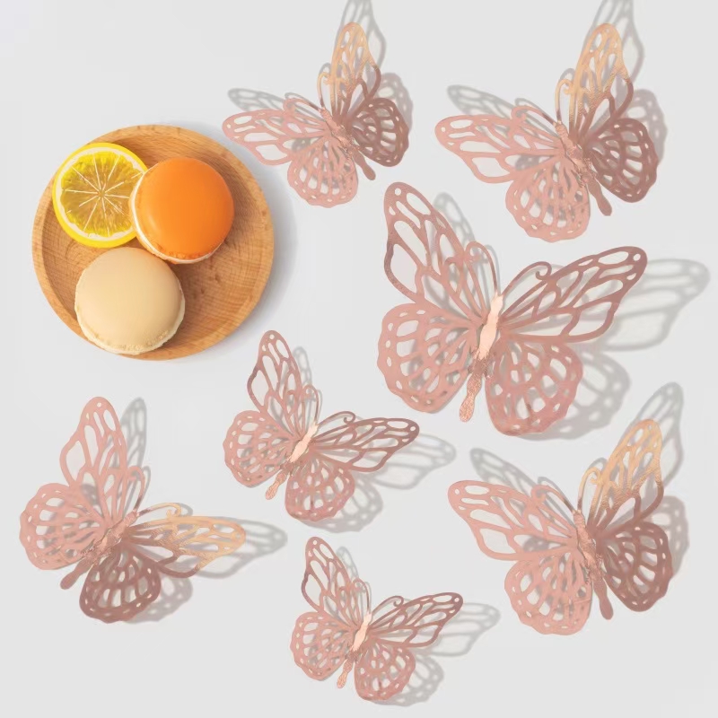 蝴蝶/镂空蝴蝶/3D镂空蝴蝶细节图