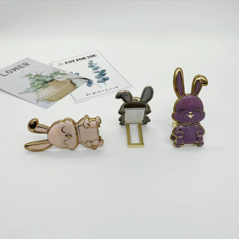 Cartoon rabbit back-sticking three-dimensional folding stand Specification image