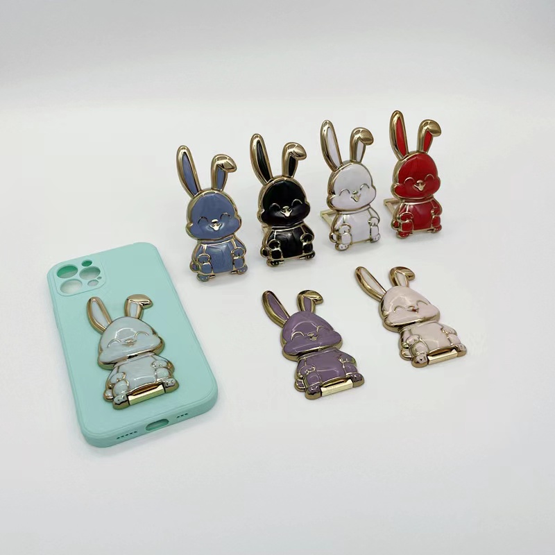Cartoon rabbit back-sticking three-dimensional folding stand Application Scenario