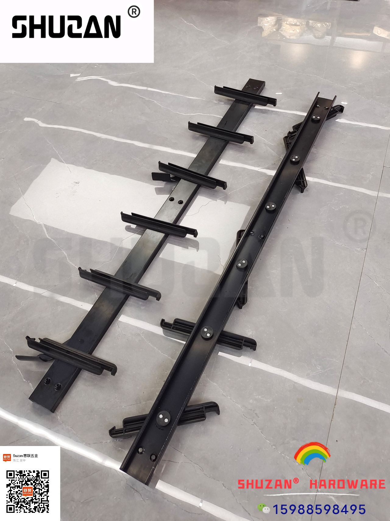 百叶窗支架 坚固 灵活拉动 多种规格 舒赞高品质 黑色静音