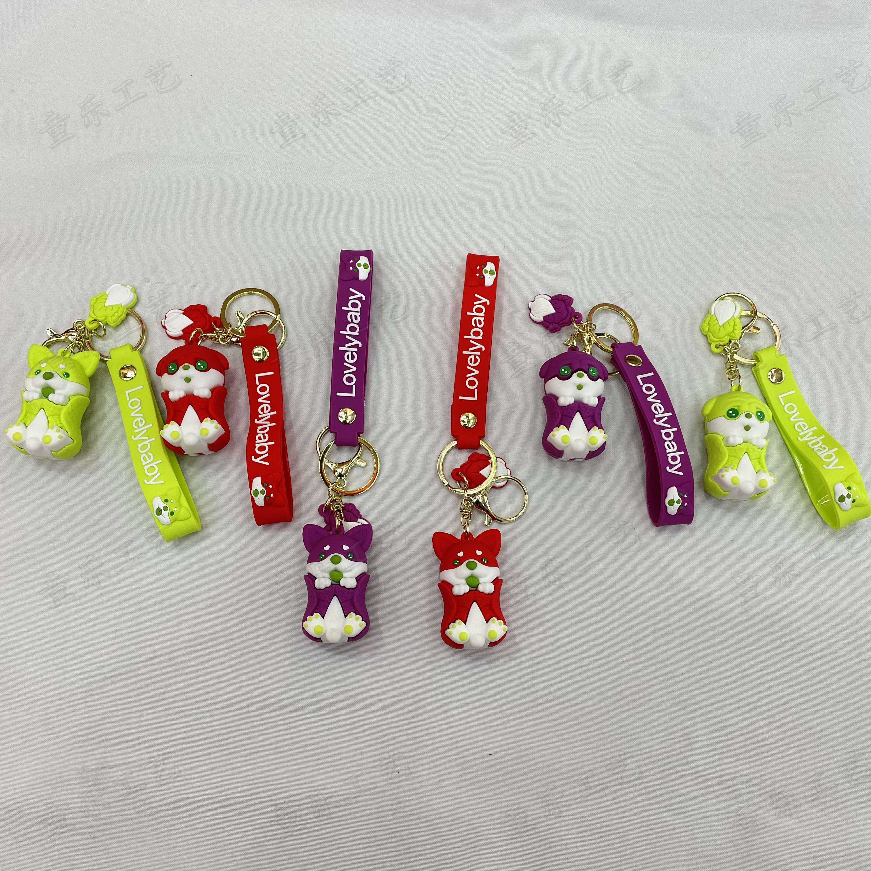 挂件/钥匙扣/白菜白底实物图