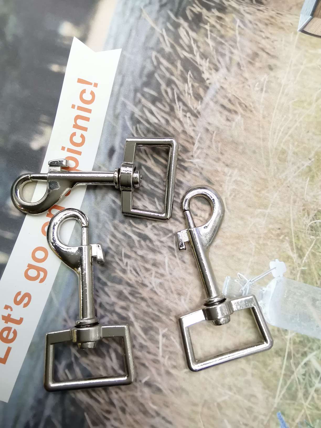 挂钩锁扣/金属合金/箱包皮具配件细节图