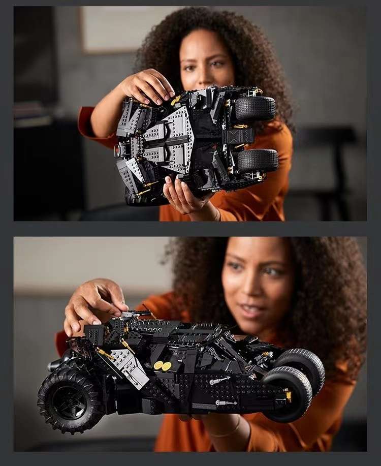 Batman: The Ultimate Chariot Dark Knight Boy Gift Anime building block high-difficulty giant toy detail image 10