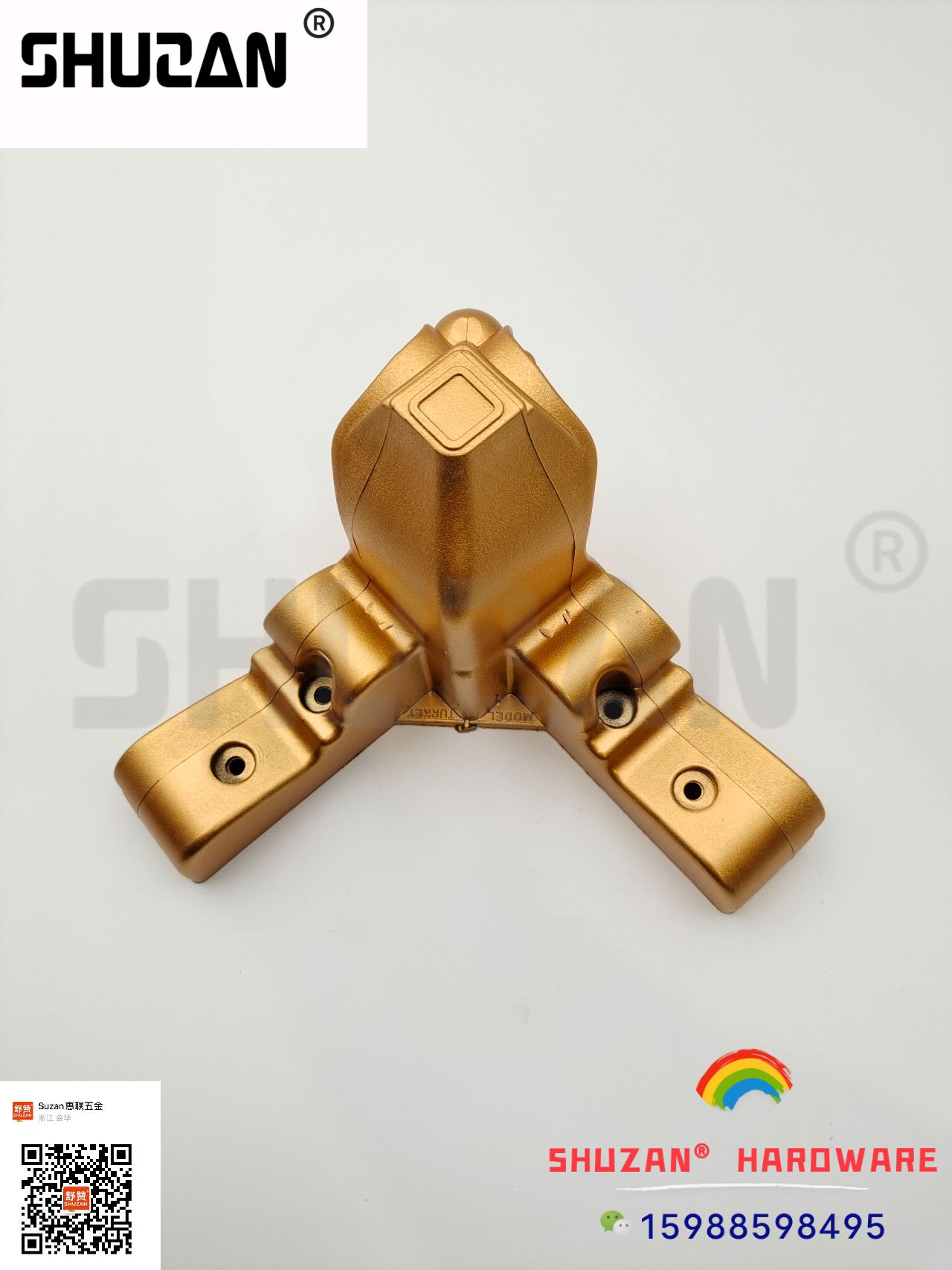 The Shuzan cabinet legs are sturdy and durable, with a golden surface and high quality Item Picture