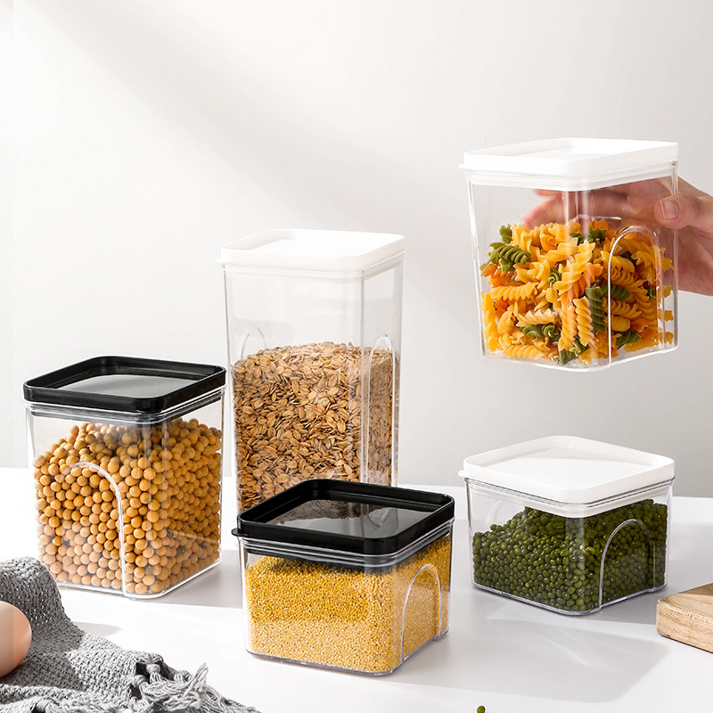密封罐五谷杂粮家用厨房收纳食品级透明塑料收纳盒零食干货储物罐