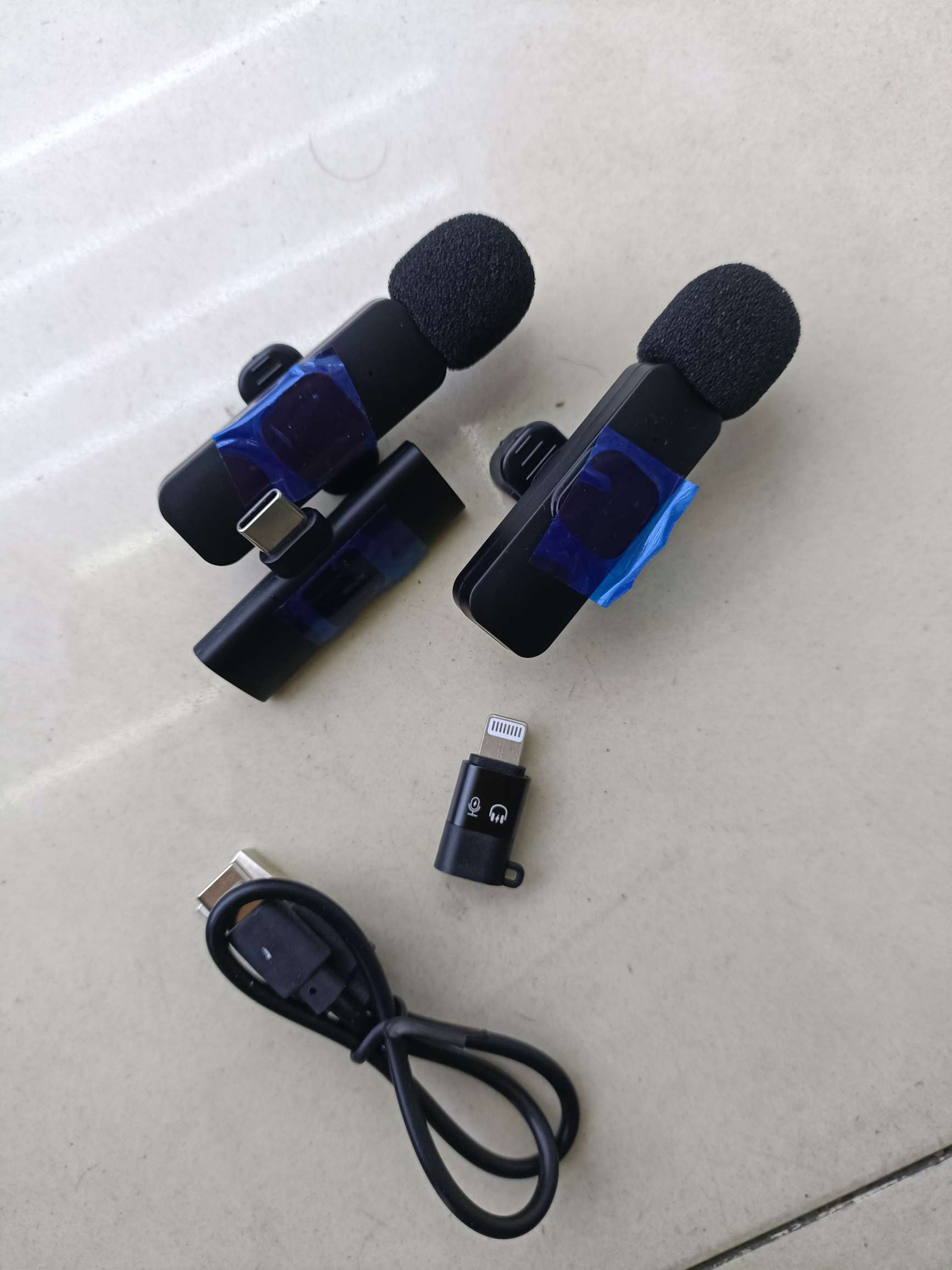 领夹麦克风/转接头/四合一细节图