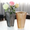 Yuxing Glass Bakara Vase Factory Direct Sales Square glass crystal vases, Middle Eastern handicrafts, ash stoves, home decorations, living room decorations details Picture