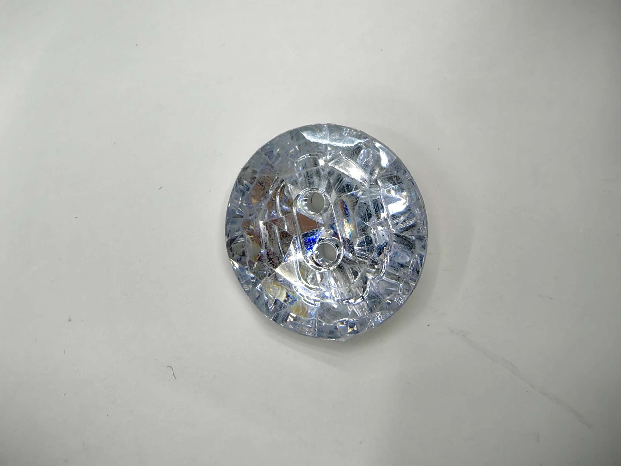 亚克力两孔纽扣男女衬衣衬衫四眼钮扣袖口领口扣子现货批发详情3