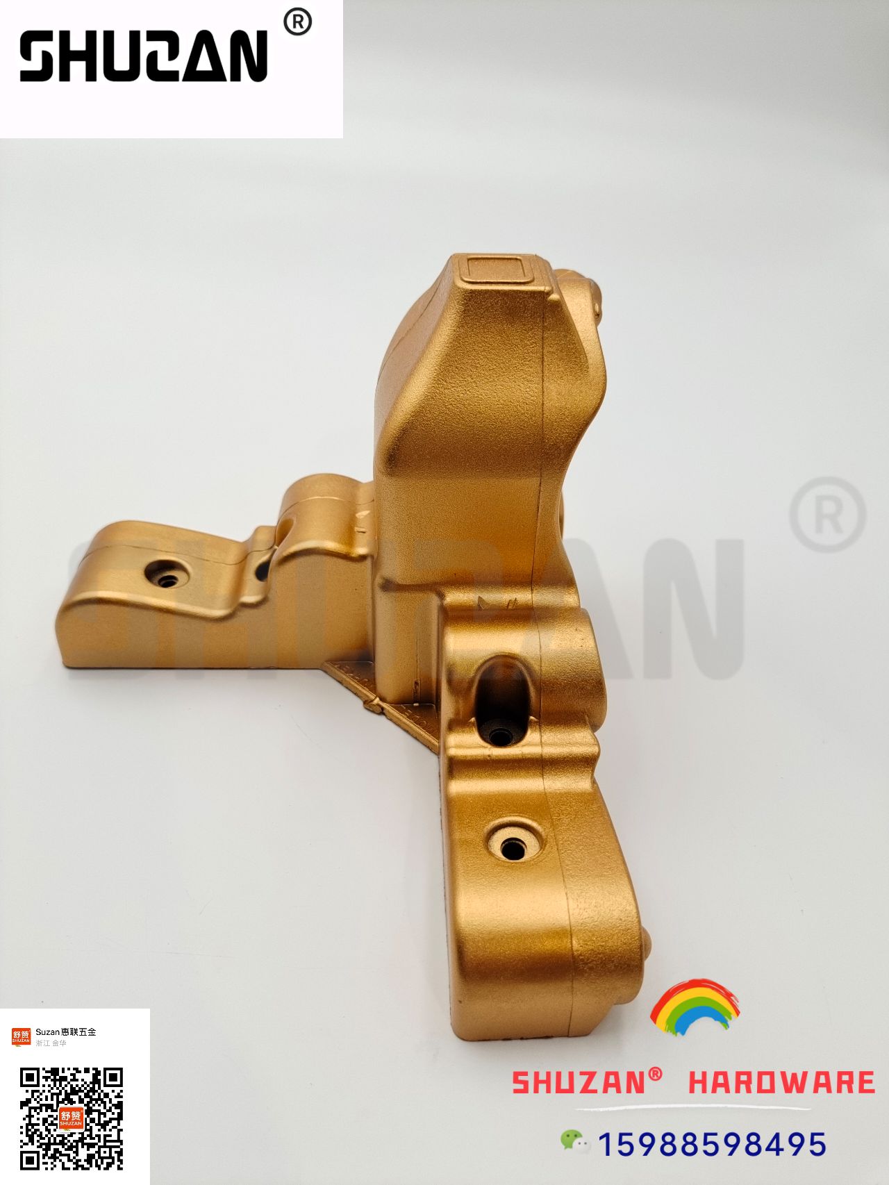 The Shuzan cabinet legs are sturdy and durable, with a golden surface and high quality details Picture