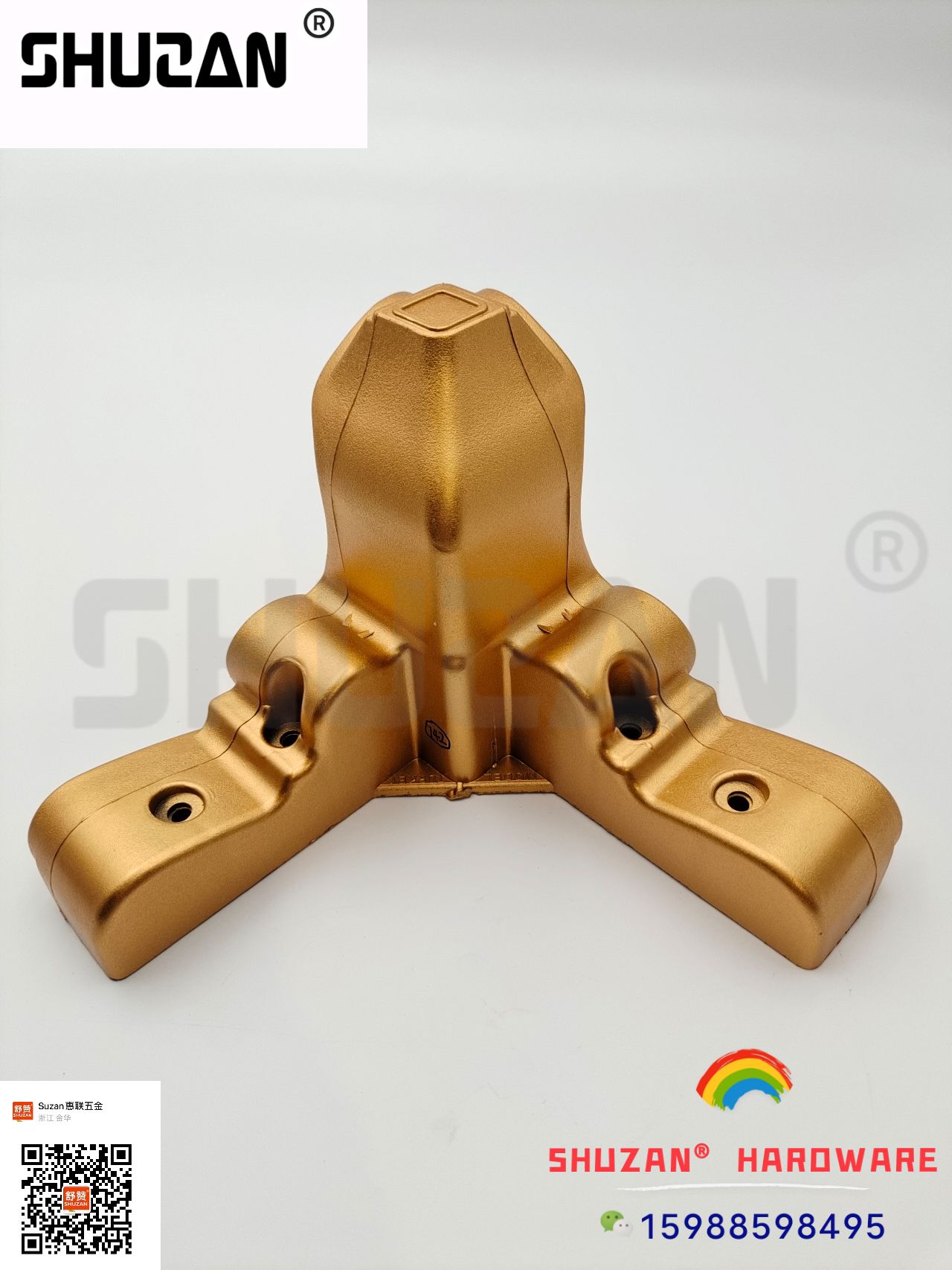 The Shuzan cabinet legs are sturdy and durable, with a golden surface and high quality The Shuzan cabinet legs are sturdy and durable, with a golden surface and high quality