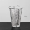 Yuxing Glass Bakara Vase Factory Direct Sales Square glass crystal vases, Middle Eastern handicrafts, ash stoves, home decorations, living room decorations Application Scenario