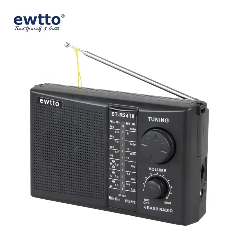 ewtto ET-R2418 便携式蓝牙收音机图