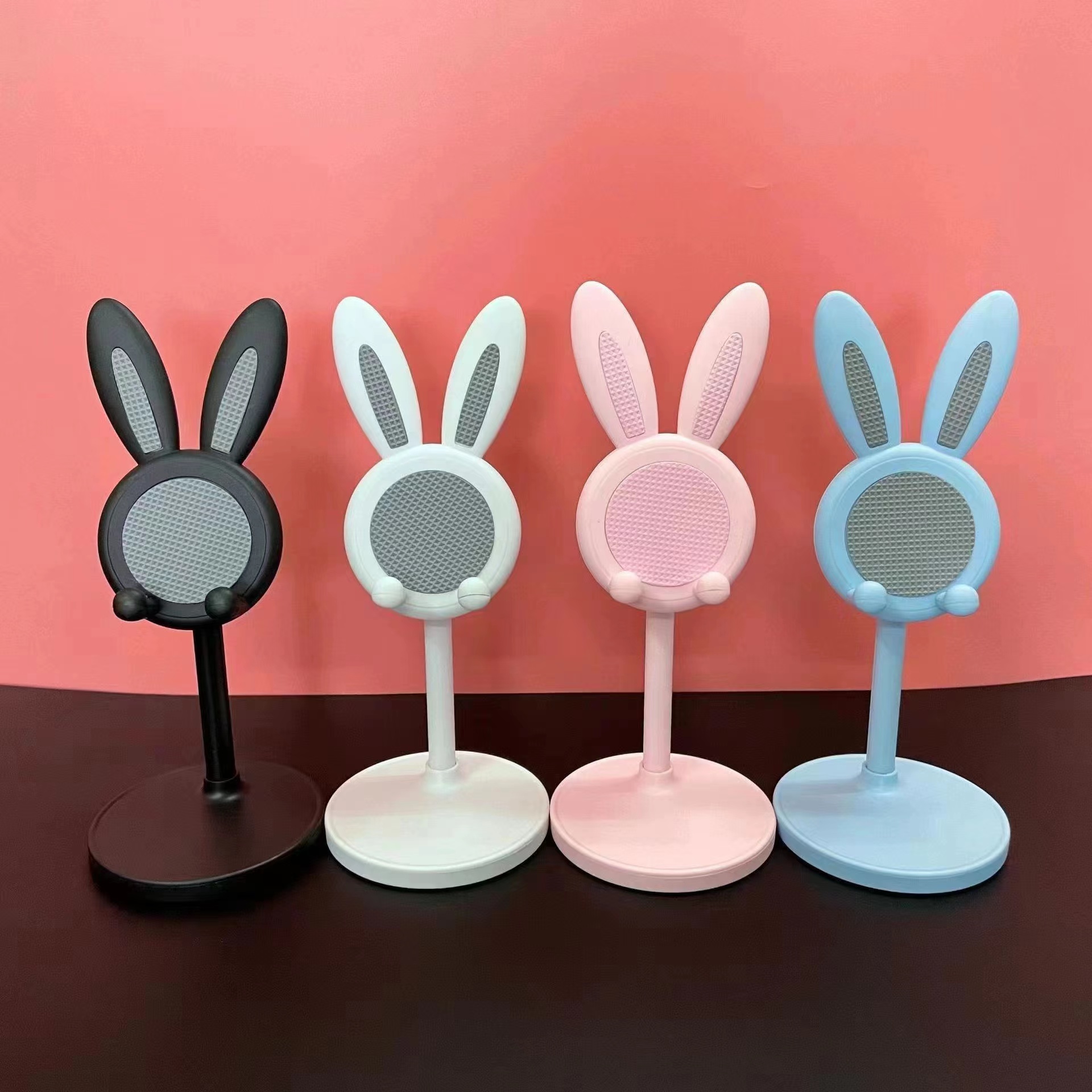 The cute little rabbit phone stand can be raised and lowered for adjustment Application Scenario