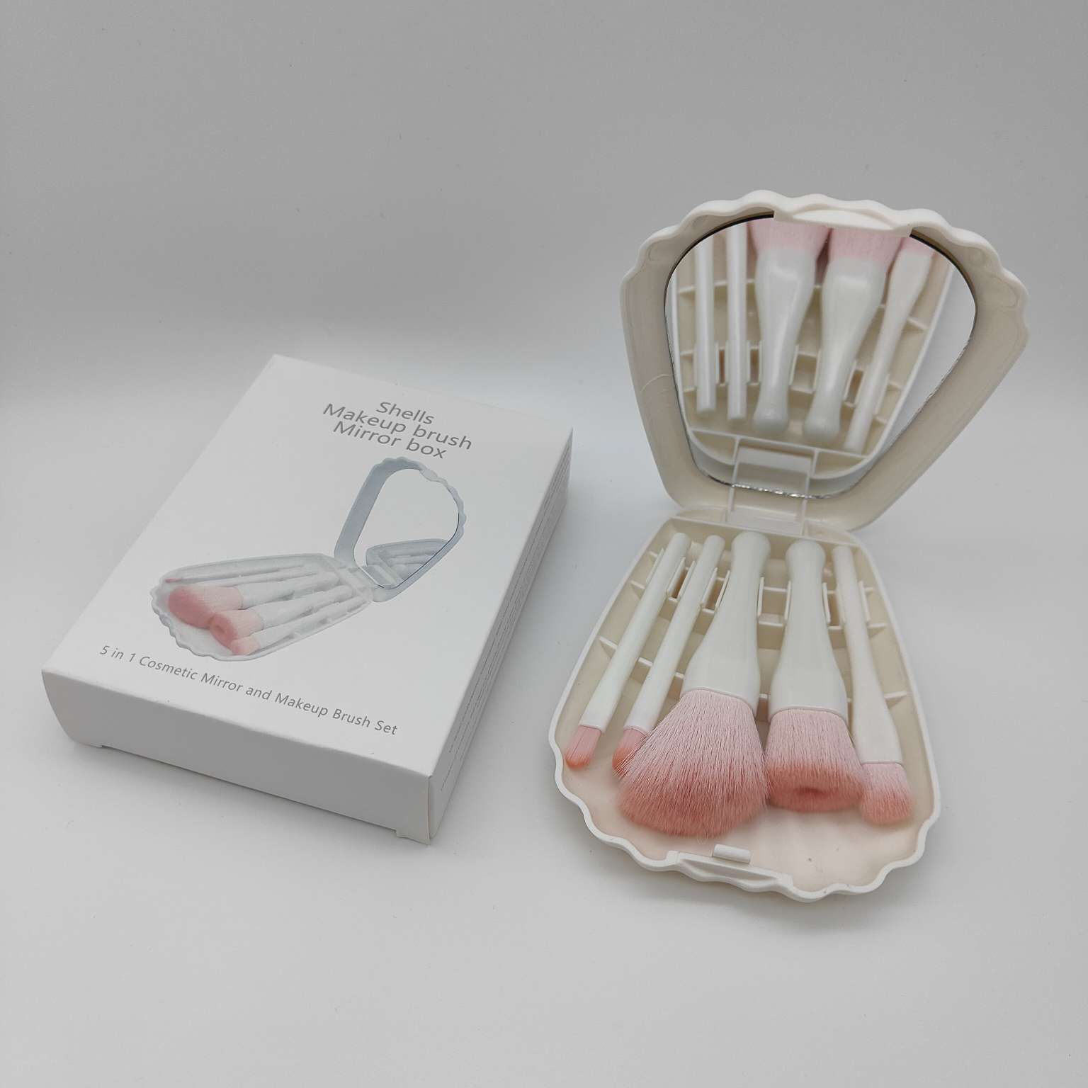 贝壳5支套刷化妆刷腮红刷唇刷眼影刷修容刷26414仙得丽化妆工具详情图2