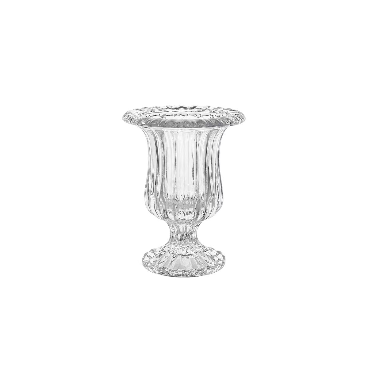 Yuxing's 2023 new thickened crystal glass vase for flowers, succulents, rose POTS, indoor living room creative decoration handicrafts and ornaments Item Picture