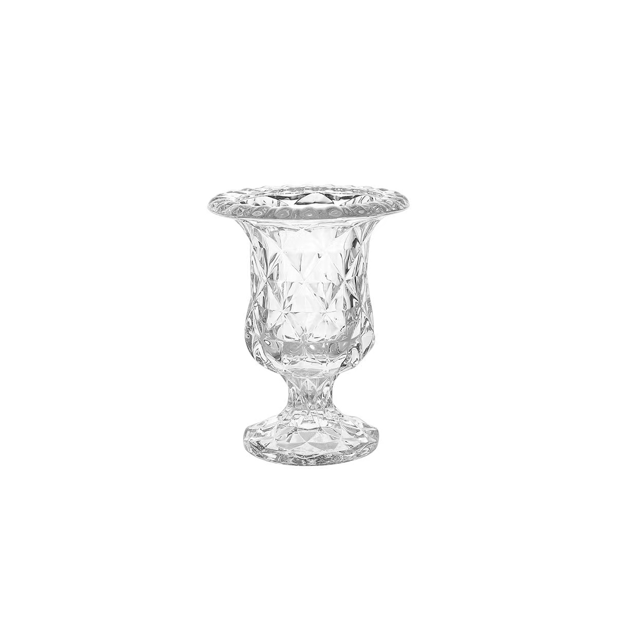 2023 New style Yuxing classic Glass small Vase Thickened glass handicrafts, indoor living room, office, hotel decoration handicrafts and ornaments details Picture