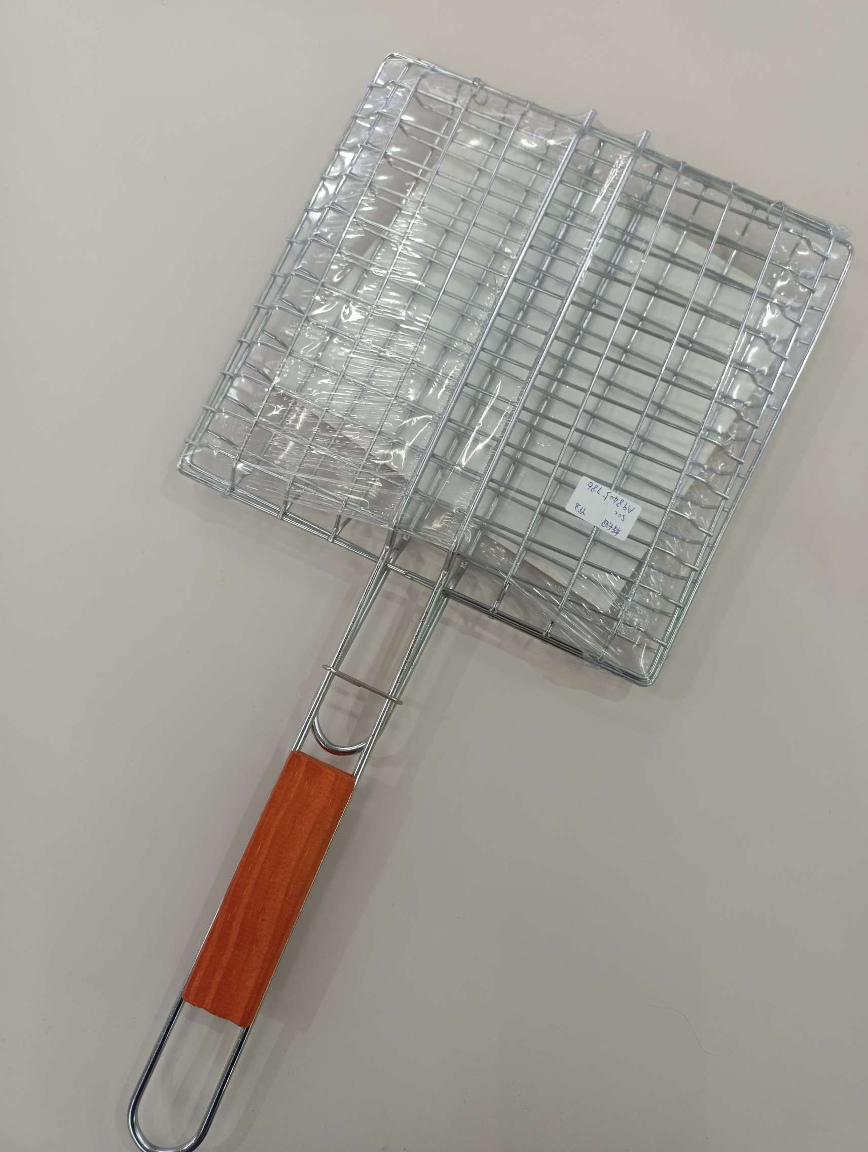BBQ直销户外烧烤方形多用烤鱼网夹免安装烧烤烤菜网夹鱼肉工具详情图3