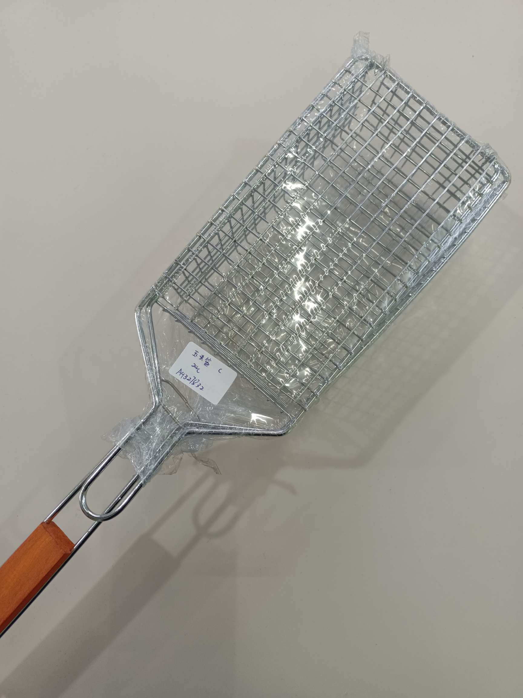 户外烤玉米夹不粘网鱼肉蔬菜烤夹防滑防烫火锅篮方形烧烤篮子木柄