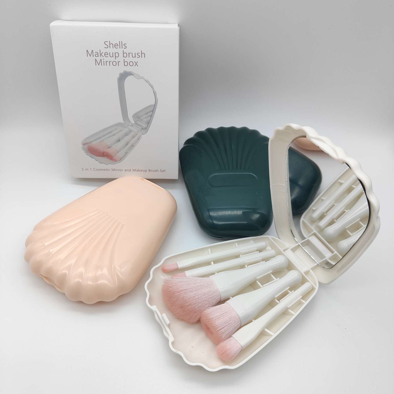 贝壳5支套刷化妆刷腮红刷唇刷眼影刷修容刷26414仙得丽化妆工具