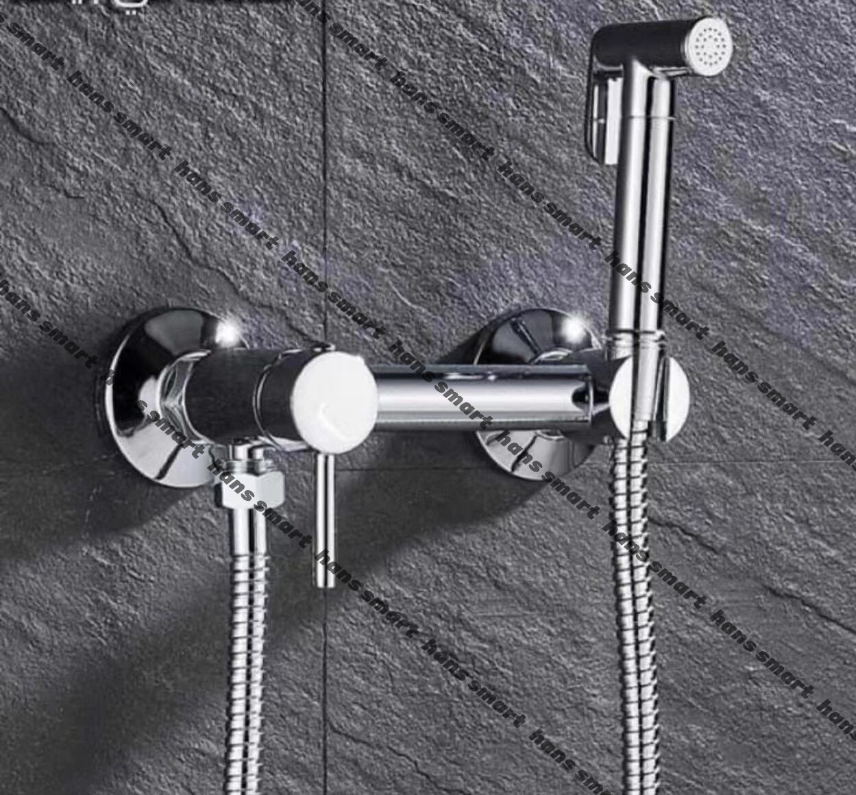 Cross-border all-copper hot and cold feminine washbasin set, simple shower head faucet, hot and cold toilet companion, spray gun