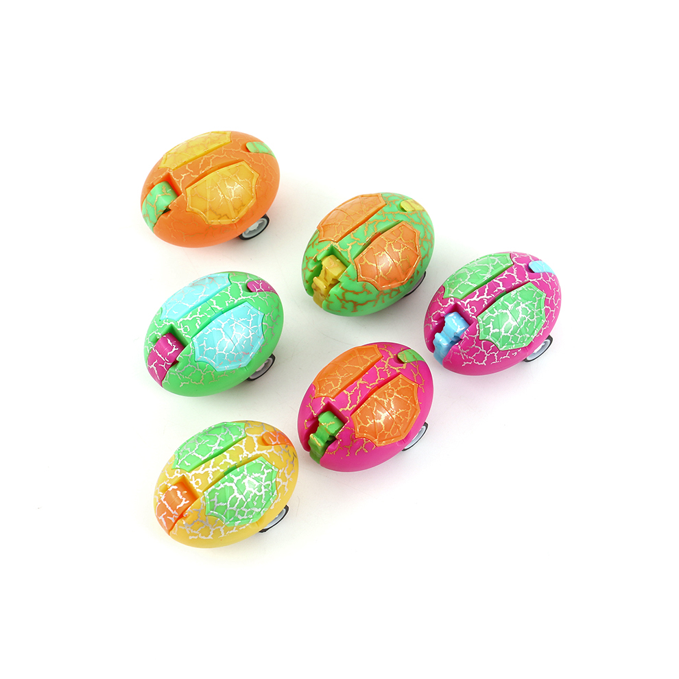 Children's toy, recoil car, transformed dinosaur egg, recoil car, novel and creative, kindergarten activity gift, toy, gashapon toy