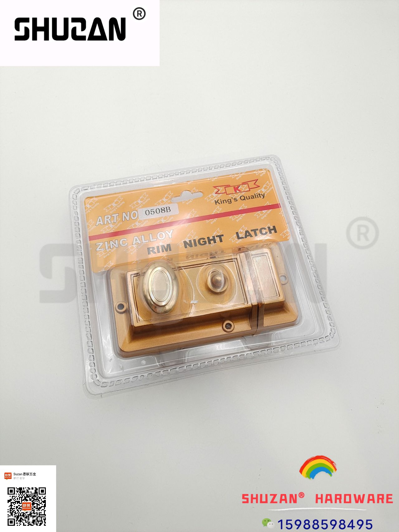 Shuzan door locks are of high quality, sturdy and durable, with flexible opening and closing. They are made of alloy and are exclusively supplied for export Specification image