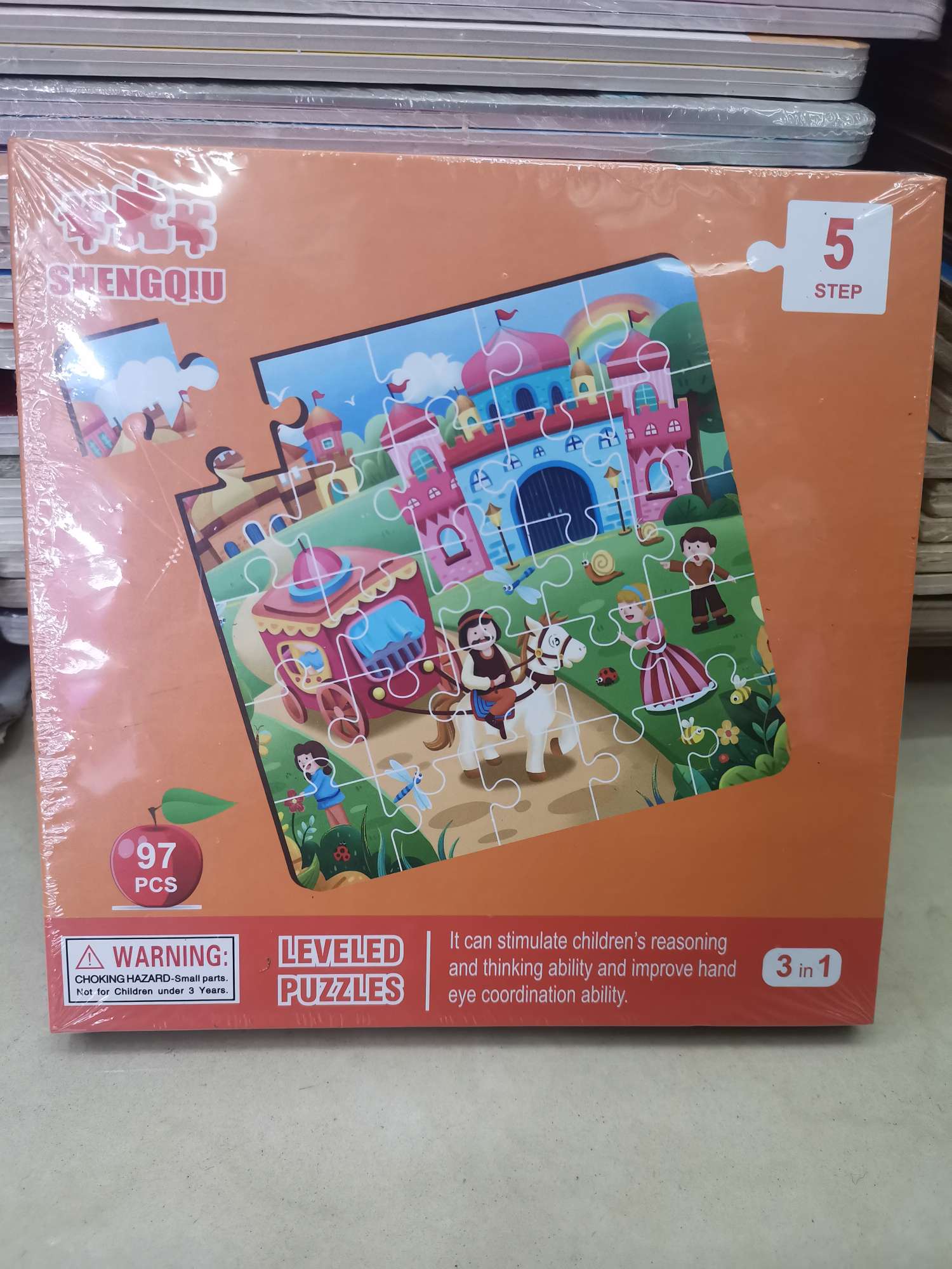 Promotional gift of 3-set children's educational magnetic puzzle toys detail image 3