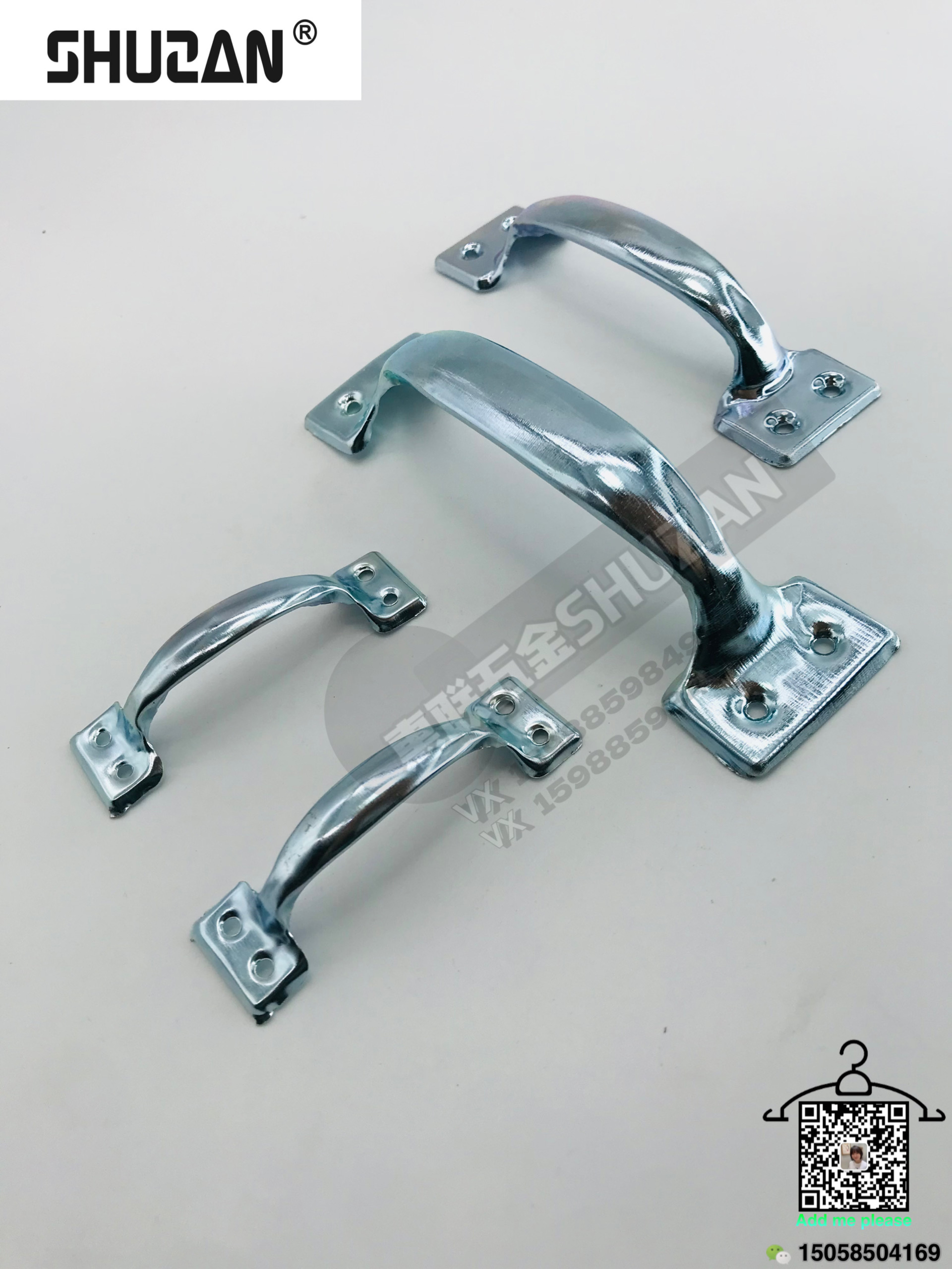 Tirador de hierro tirador de cajón fuerte y ligero shuzan fábrica de alta calidad venta directa Item Picture