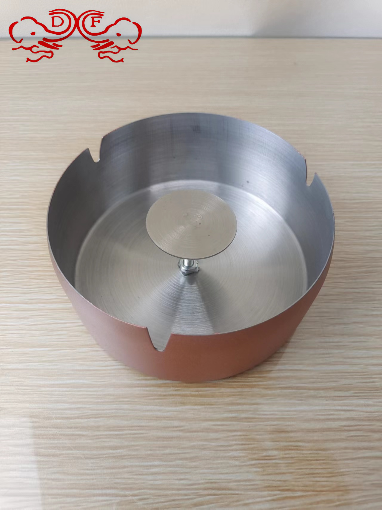 DF99297不锈钢简式烟灰缸圆形烟碟酒店家用厅网吧烟蛊DF TRADING HOUSE详情图2