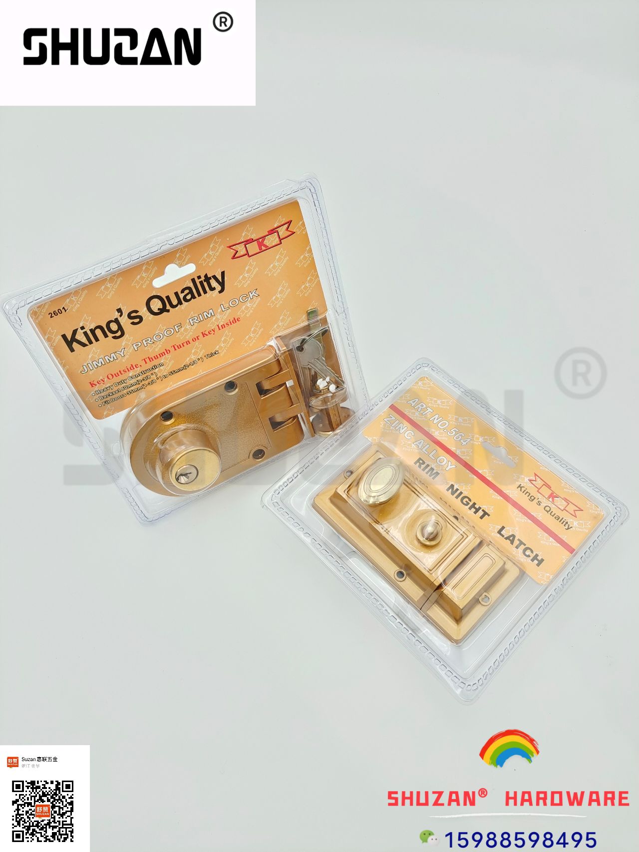 Shuzan door locks are of high quality, sturdy and durable, with flexible opening and closing. They are made of alloy and are exclusively supplied for export Item Picture