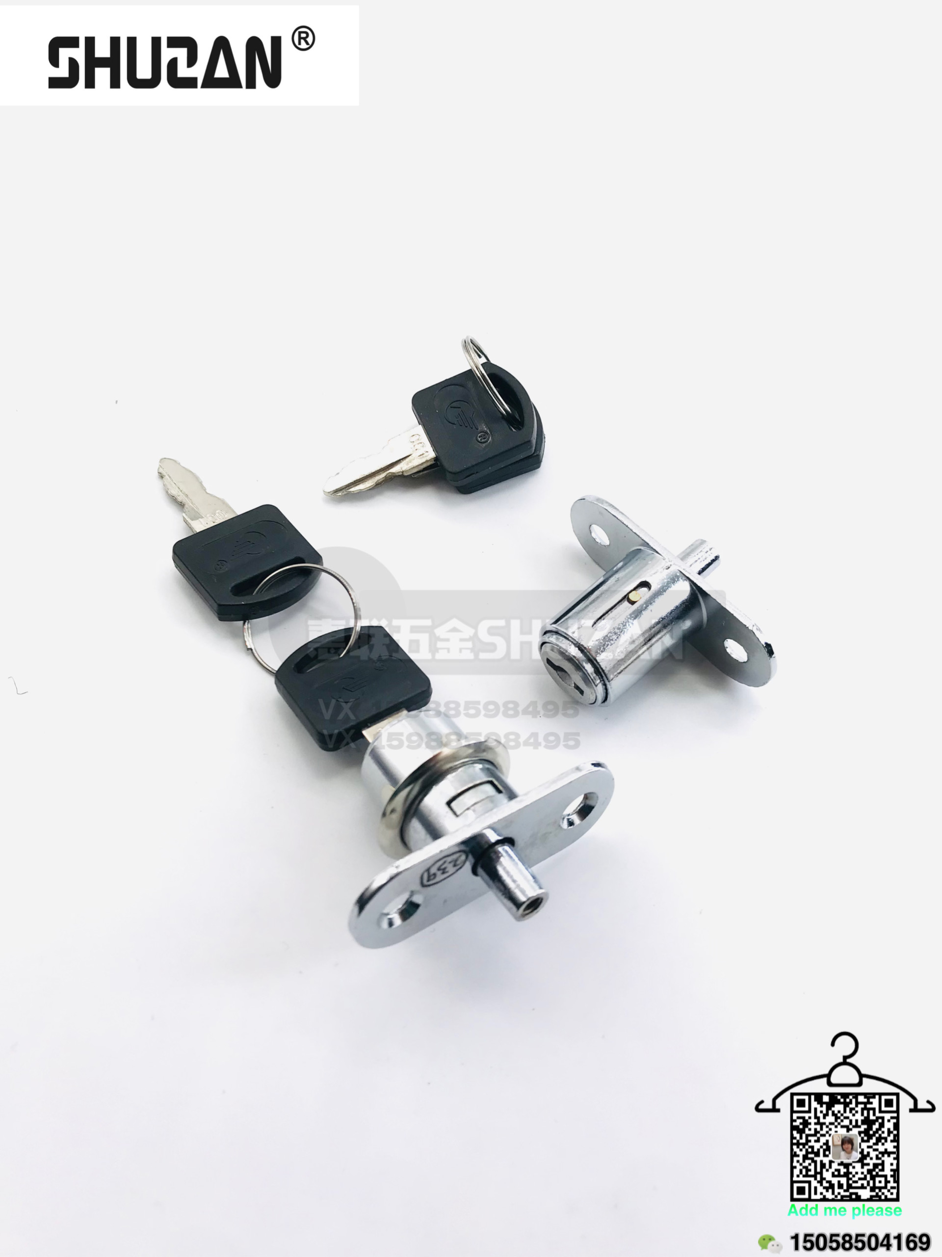 办公桌锁/抽屉锁/锁具白底实物图