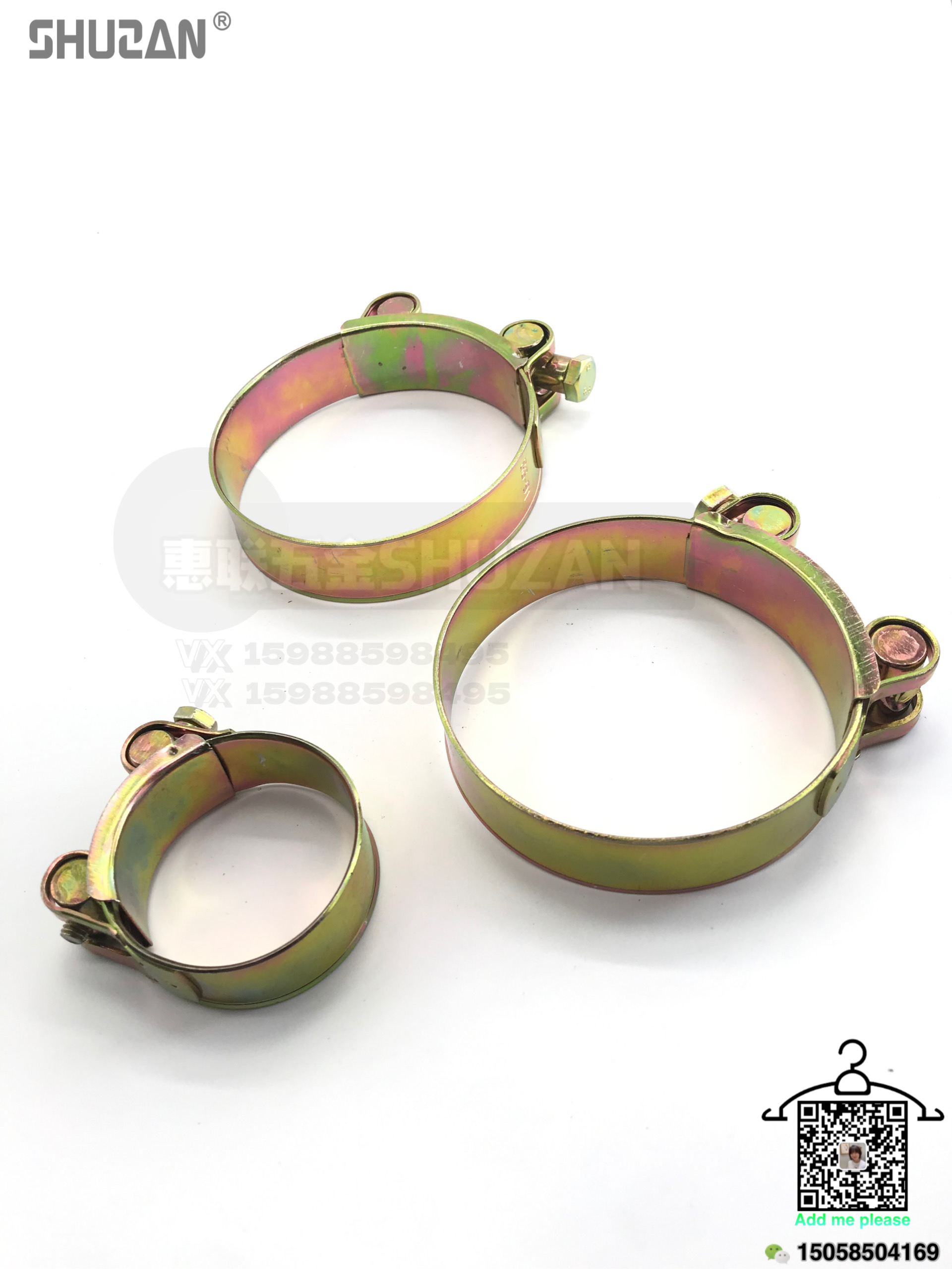 喉箍/抱箍/重型卡箍产品图