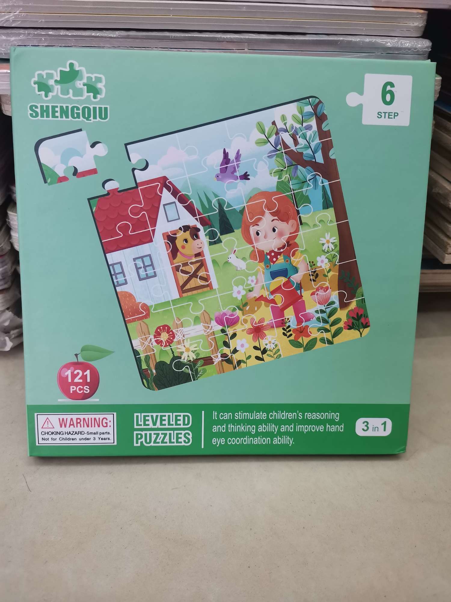 Promotional gift of 3-set children's educational magnetic puzzle toys detail image 10